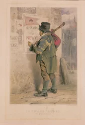 Outward Bound, Der Kai von Dublin, graviert von T.H. Maguire, 1854